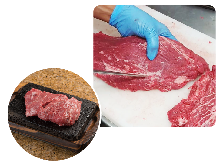 お肉は全て店内で手捌き！